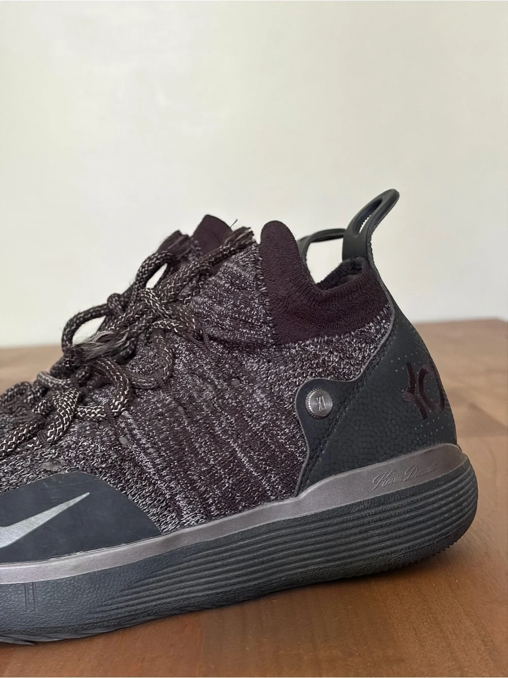 Nike Zoom KD 11 Twilight Pulse Black Flyknit Basketball Shoes - Men's 7.5